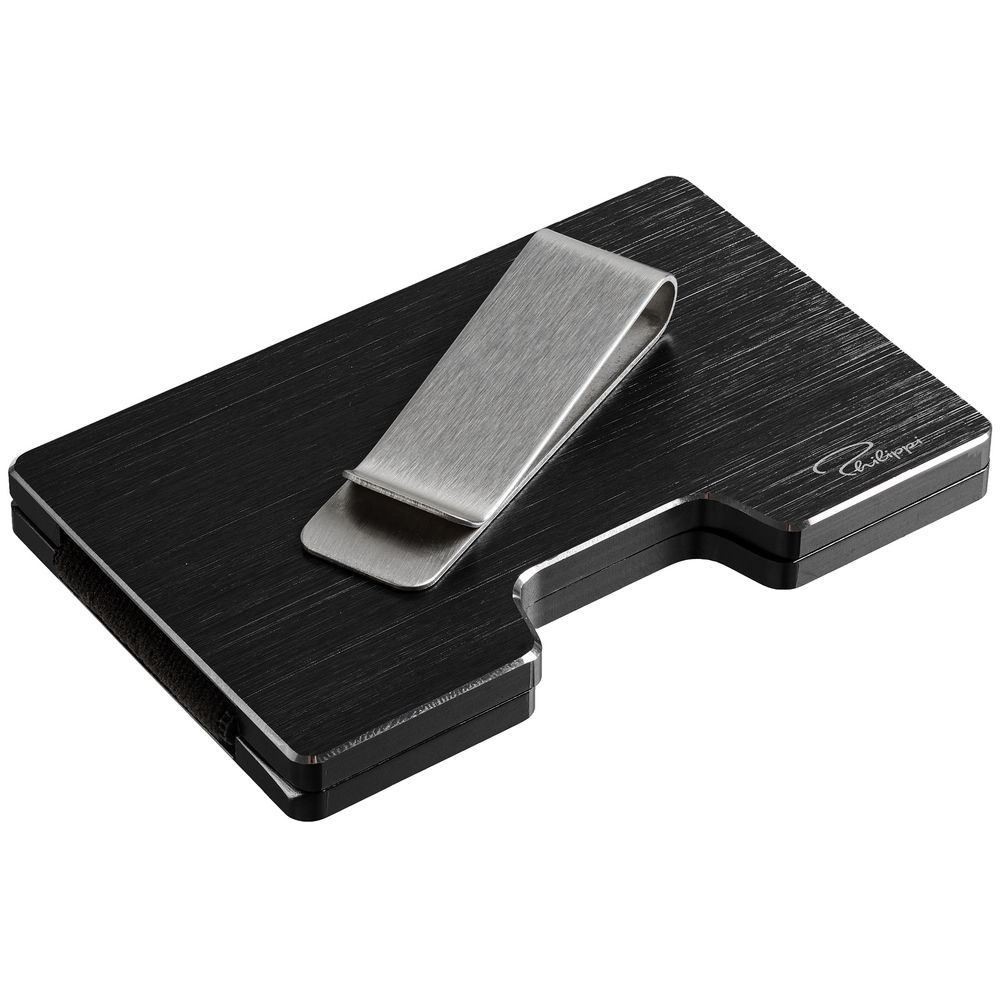 Футляр для карт с зажимом для купюр Cooper с логотипом Philippi | Print Logo