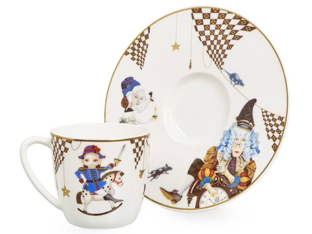 Чайная пара Щелкунчик фото на сайте Print Logo.