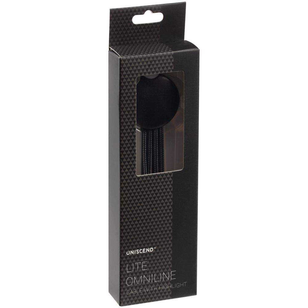 Кабель-брелок с подсветкой логотипа Lite Omniline фото на сайте Print Logo.