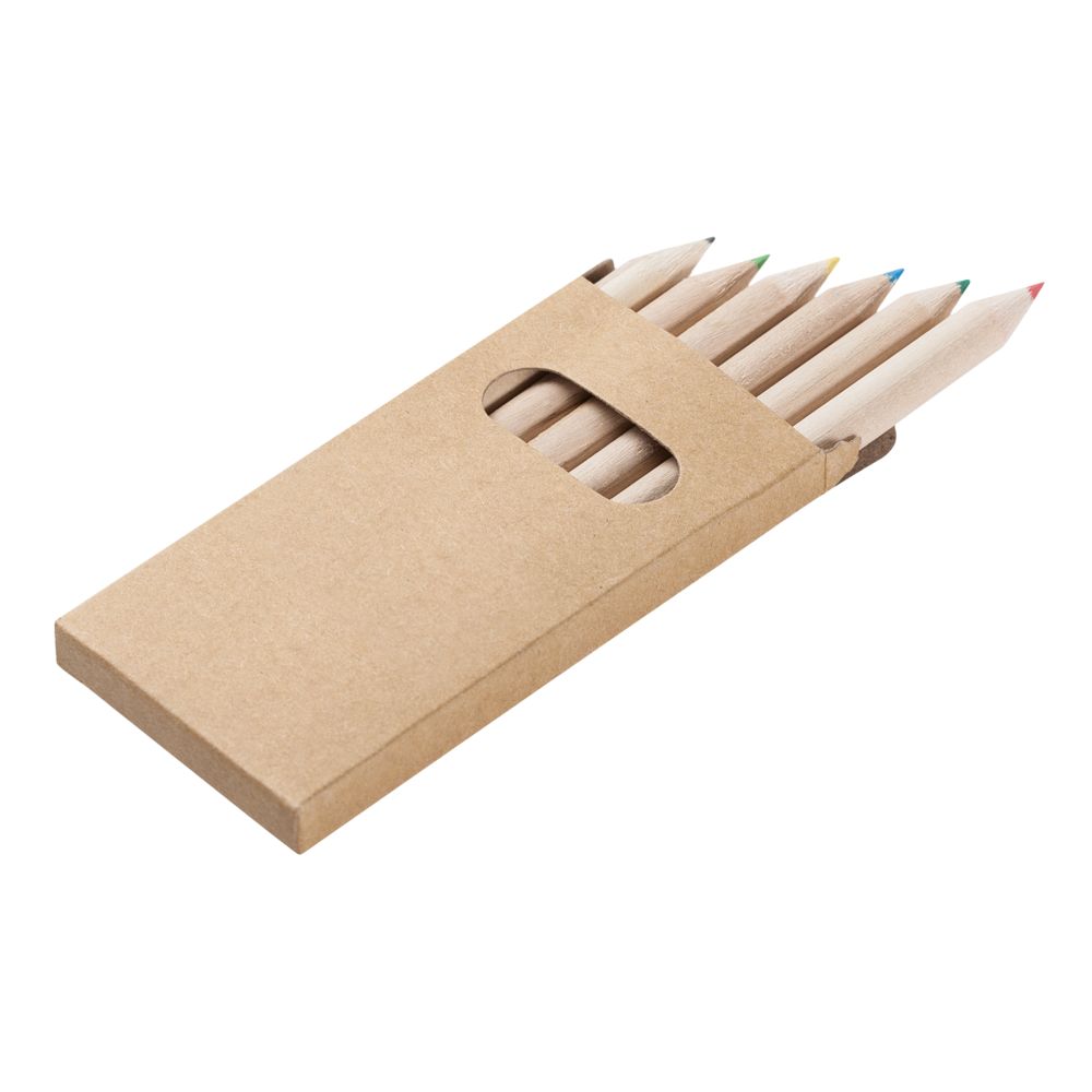 Набор цветных карандашей Pencilvania Mini с логотипом  | Print Logo