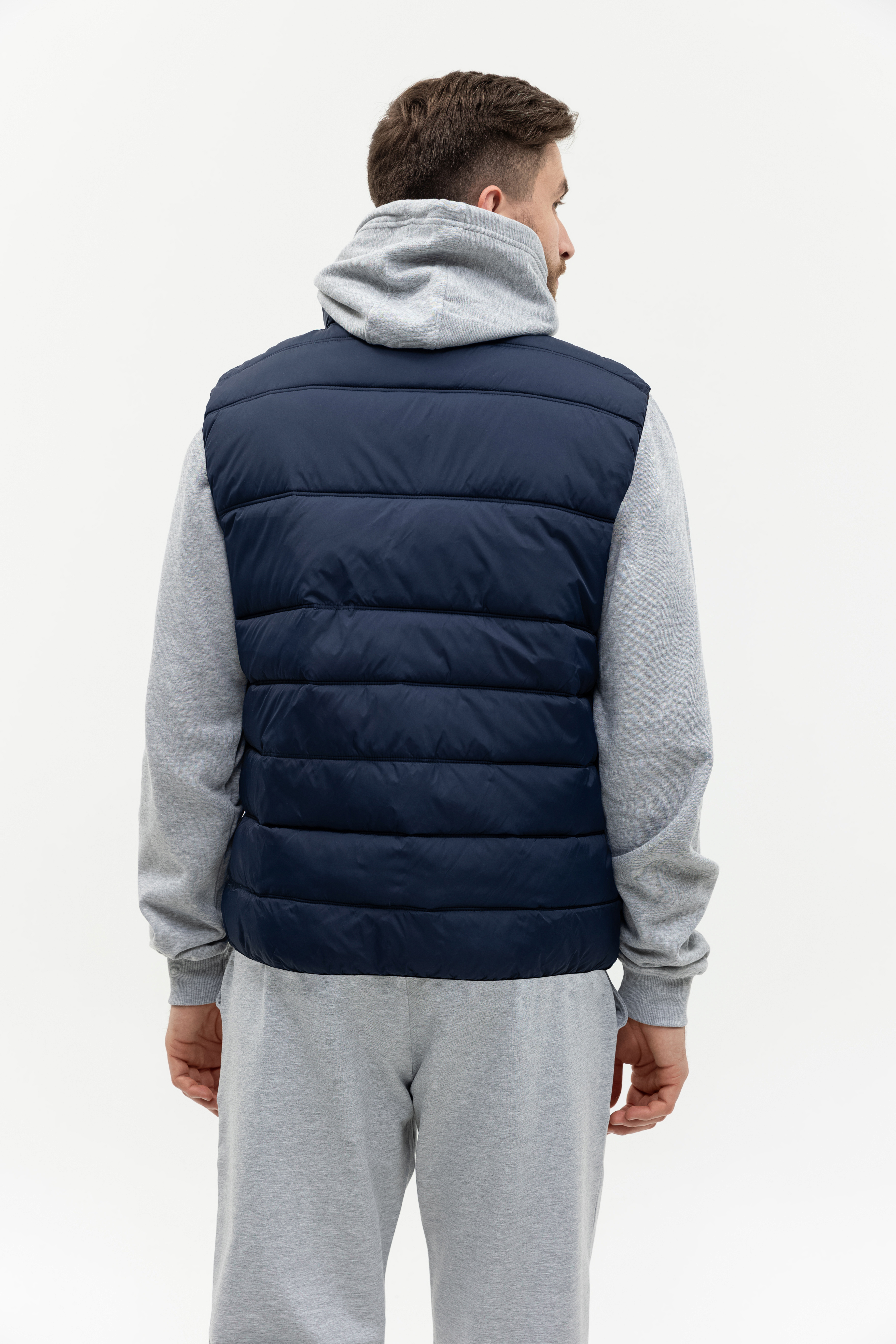 Жилет мужской STAN утепленный таффета 210T,65, 82, Чёрный,  (20)  (52/XL)