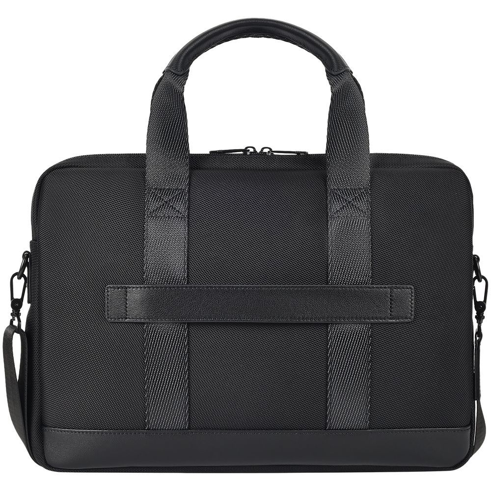 Сумка для ноутбука Santiago с кожаной отделкой фото на сайте Print Logo.