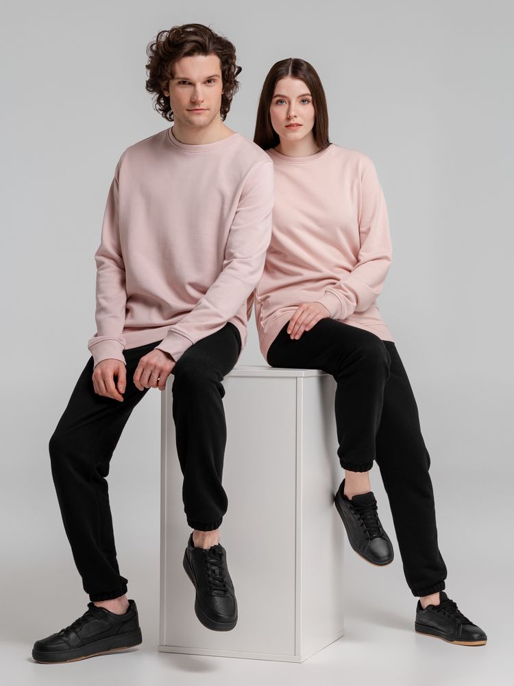 Свитшот унисекс BNC Inspire (Organic), розовый, размер 3XL