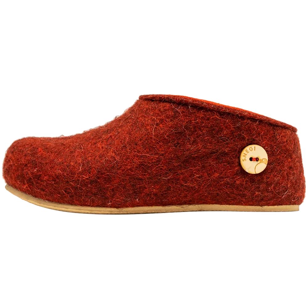 Домашние валенки Cant, красно-коричневые (терракот), размер 47