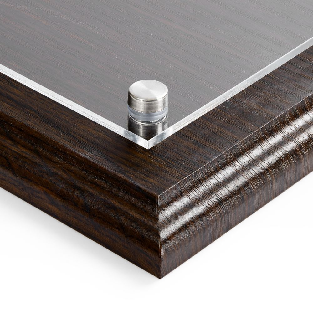 Плакетка Schwarzwald Acrylic — пример нанесения логотипа (сделано в России) | Print Logo