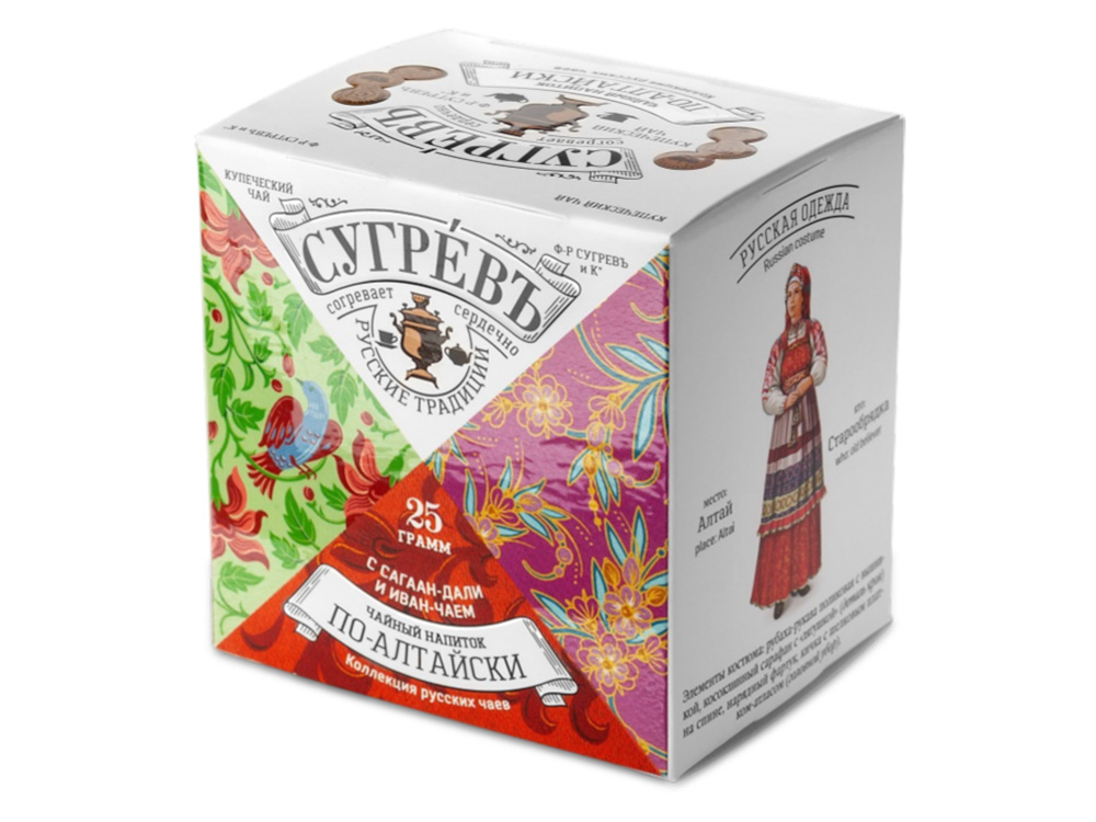 Чайный напиток По-Алтайски с логотипом СУГРЕВЪ | Print Logo