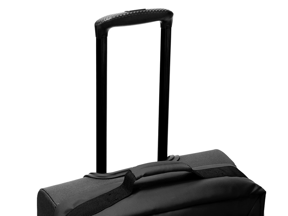 Сумка на колесах TORBER РИТМ, чёрный, полиэстер 900D с PU покрытием, 60 х 38 х 25,5 см, 57 л