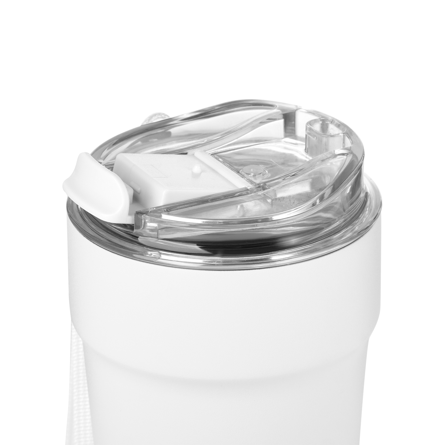 Термокружка вакуумная Монако, белая