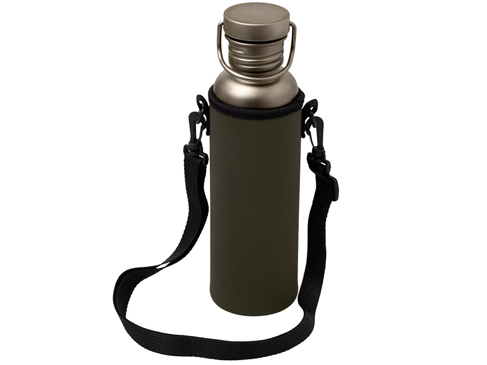 Бутылка для воды из титана Titan, 750ml, темно-серый