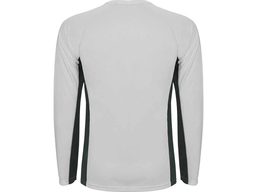 Футболка Shanghai  мужская с длинным рукавом, белый/графитовый