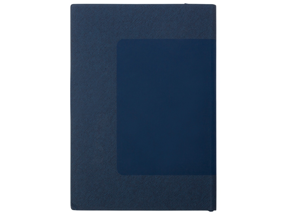 Бизнес блокнот Supreme с вставкой из софт-тача, гибкая обложка, 128 листов, синий