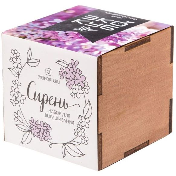 Набор для выращивания «Экокуб Lite» с логотипом  | Print Logo