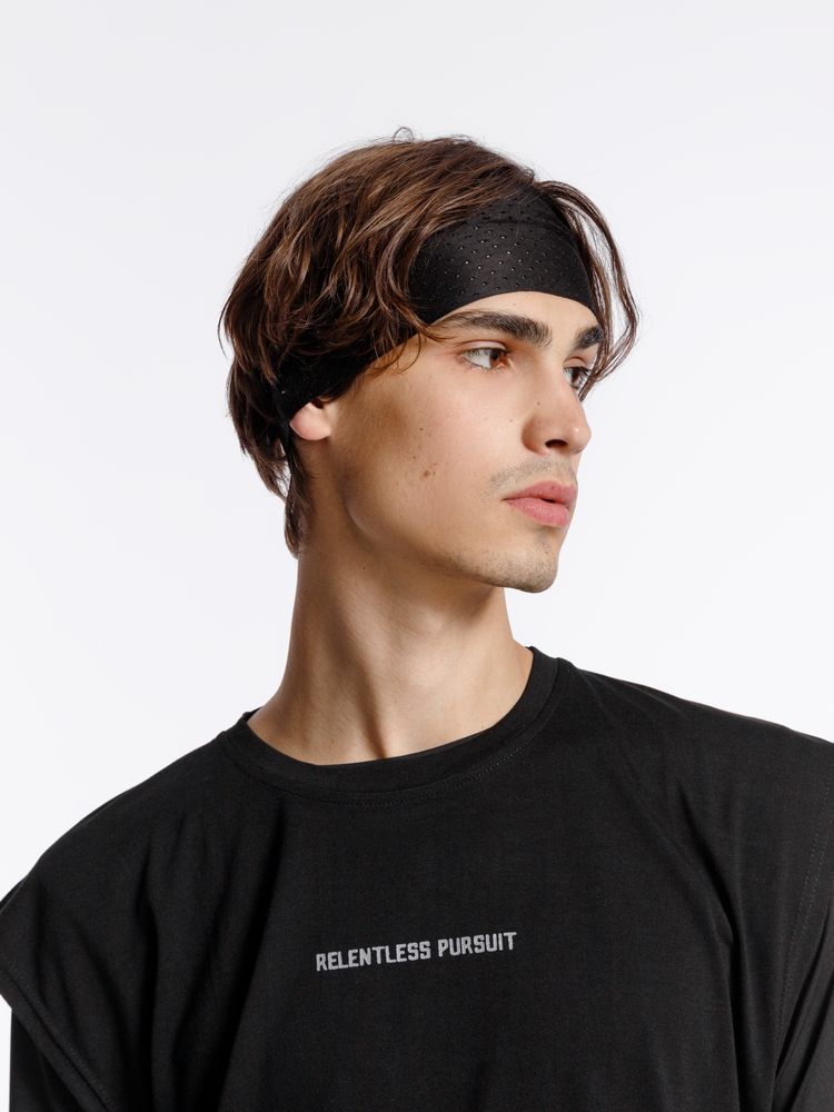 Повязка на голову Flixel — пример нанесения логотипа () | Print Logo