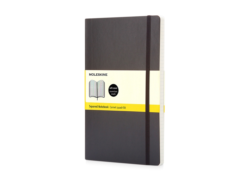 Записная книжка А6 (Pocket) Classic Soft (в клетку) с логотипом Moleskine | Print Logo