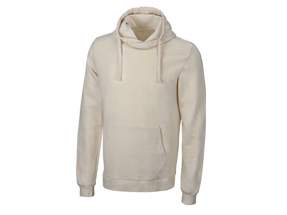 Толстовка с капюшоном Pure из неокрашенного хлопка, мужская с логотипом  | Print Logo