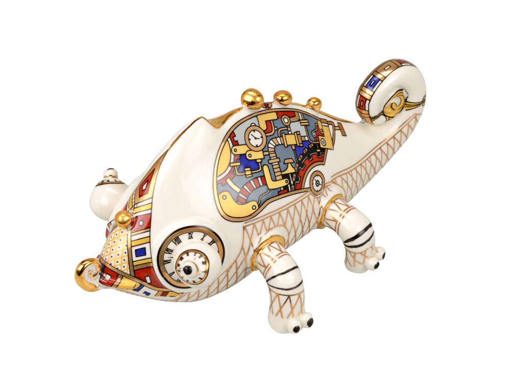 Скульптура Хамелеон с логотипом  | Print Logo