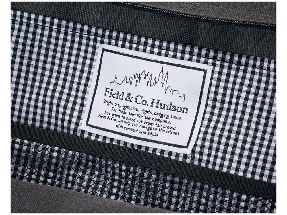 Сумка дорожная Hudson, серый/черный