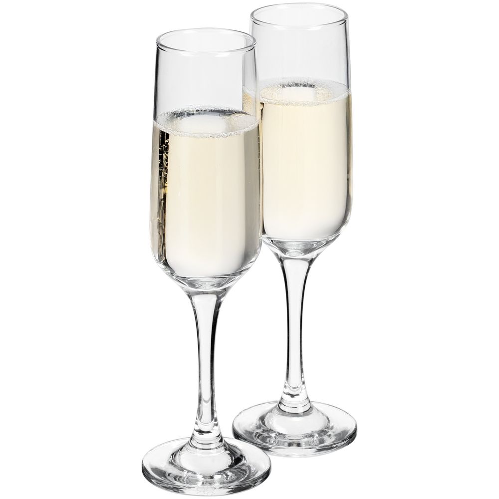 Набор для шампанского Isabella — пример нанесения логотипа () | Print Logo