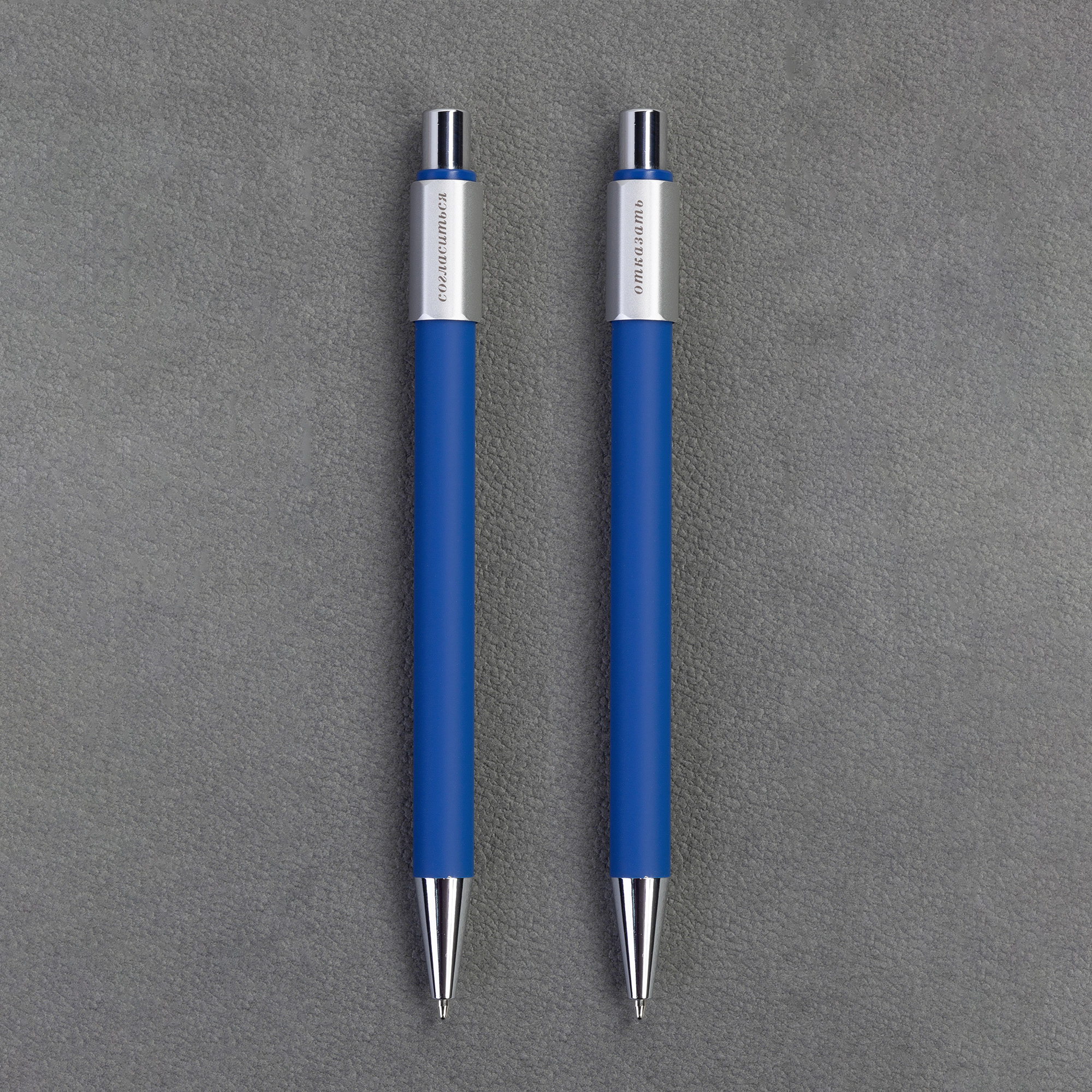 Ручка шариковая "Spin" с 6ти-гранным спиннером, покрытие soft touch фото на сайте Print Logo.