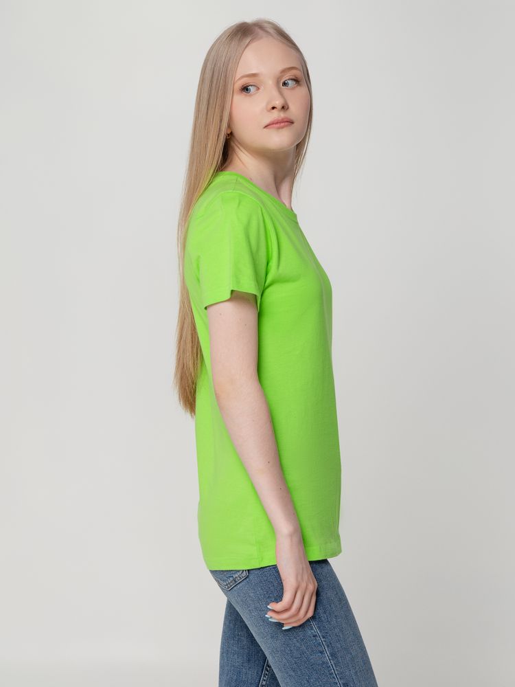 Футболка женская T-bolka Lady зеленое яблоко, размер M