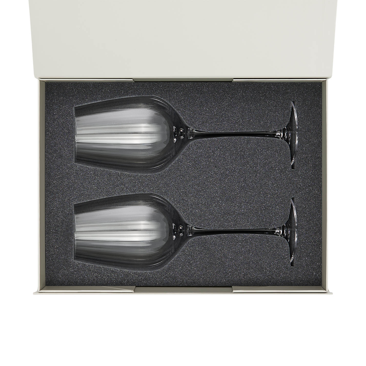 Ложемент под 2 бокала для вина (рифленое стекло) в среднюю коробку-трансформер (арт. 695721)