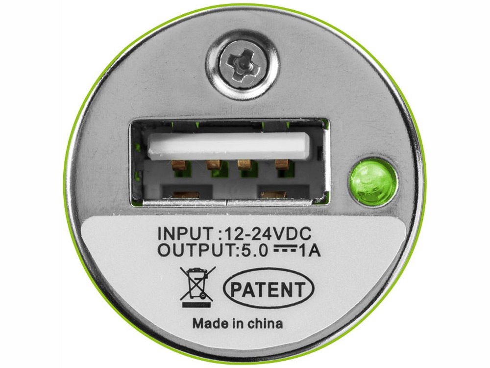 Адаптер автомобильный Casco, лайм