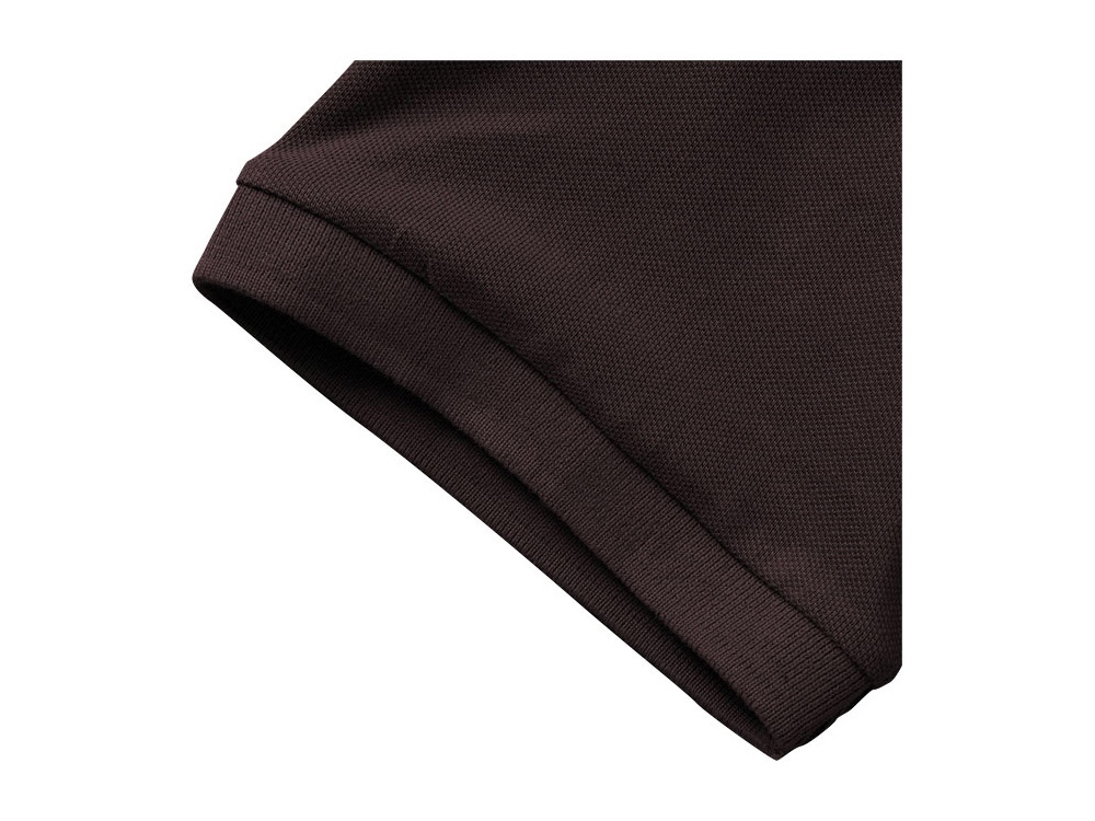 Calgary мужская футболка-поло с коротким рукавом, шоколадный коричневый