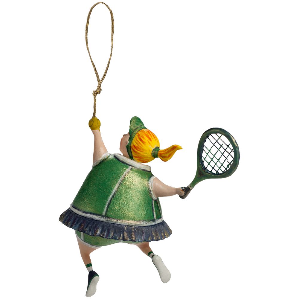 Набор из 5 елочных игрушек Sports Collection — пример нанесения логотипа (Ima Naroditskaya) | Print Logo