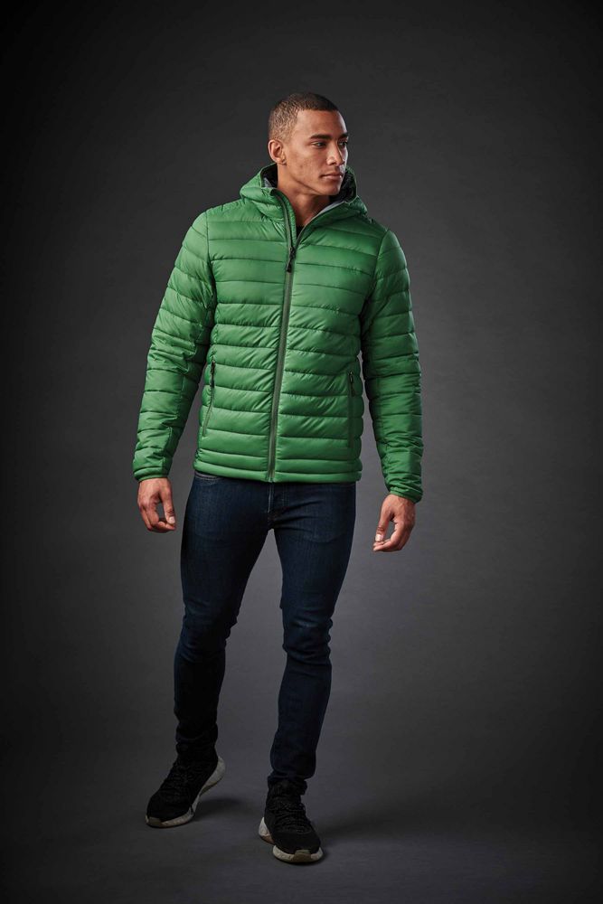 Куртка компактная мужская Stavanger темно-синяя с серым, размер 5XL