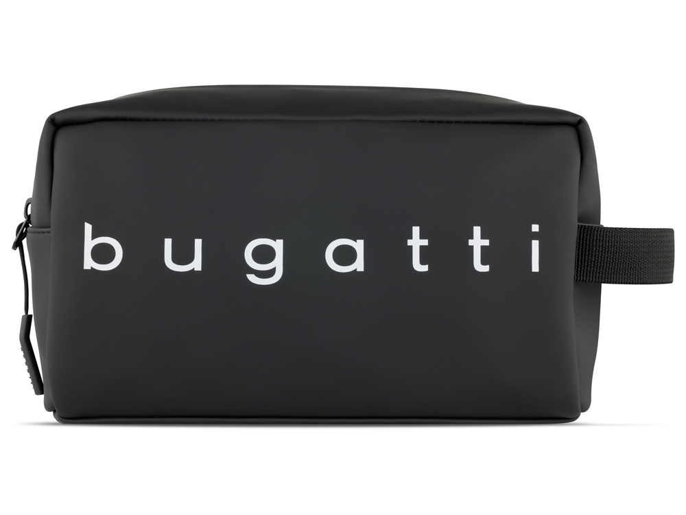 Несессер BUGATTI Rina, чёрный, переработанный полиуретан, 26х12,5х14 см, 3 л