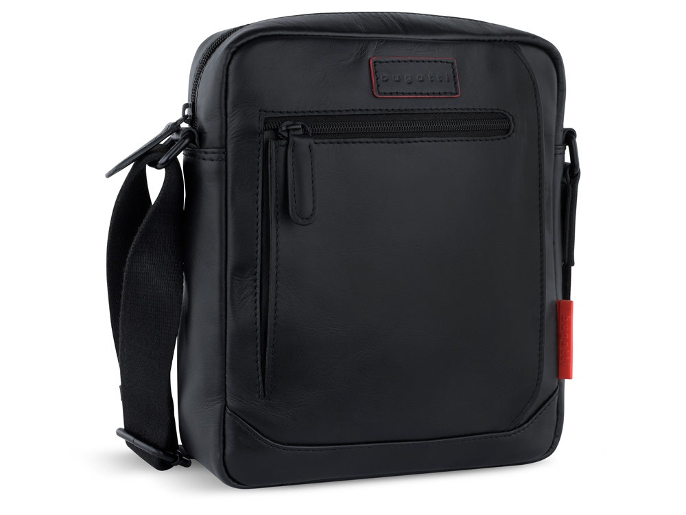 Сумка наплечная мужская КЛАРК (CLARK) с логотипом BUGATTI | Print Logo