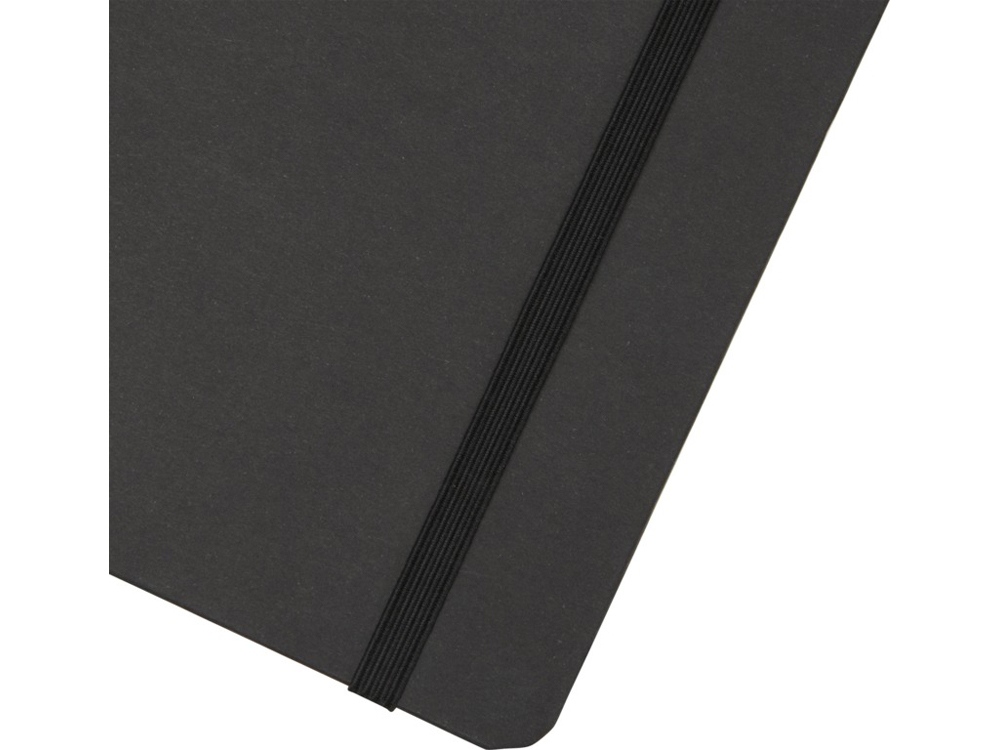 Holm блокнот формата А5 из каменной бумаги с линованными страницами - сплошной черный