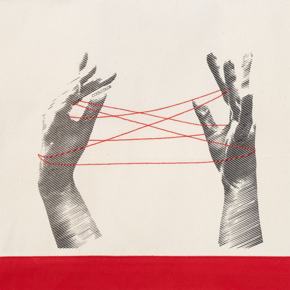 Холщовая сумка «Веревочки» — пример нанесения логотипа (CoolColor) | Print Logo