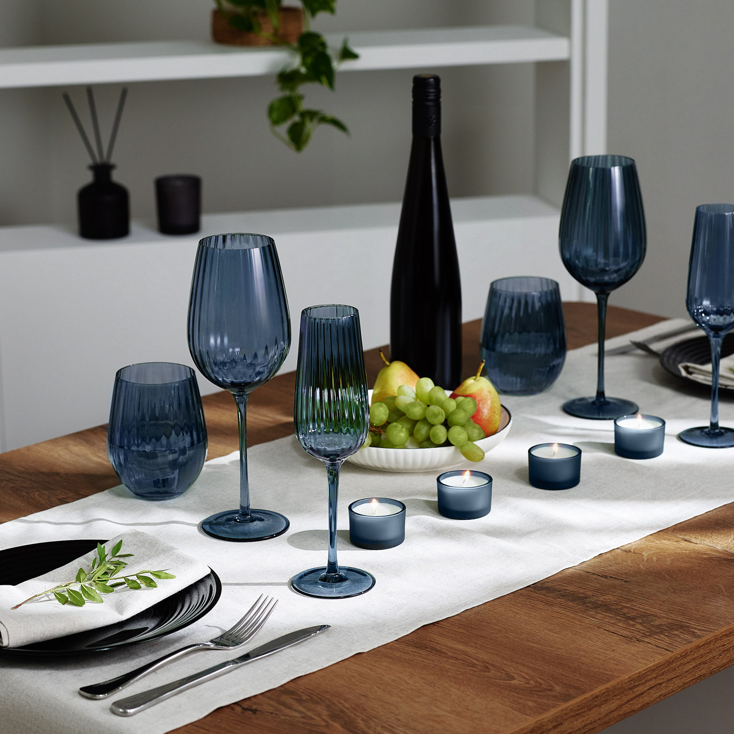 Бокал для вина Тоскана (Toscana), синий