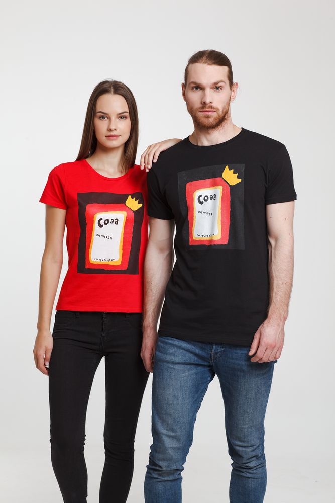 Футболка «Сода» — пример нанесения логотипа (Принтэссенция) | Print Logo