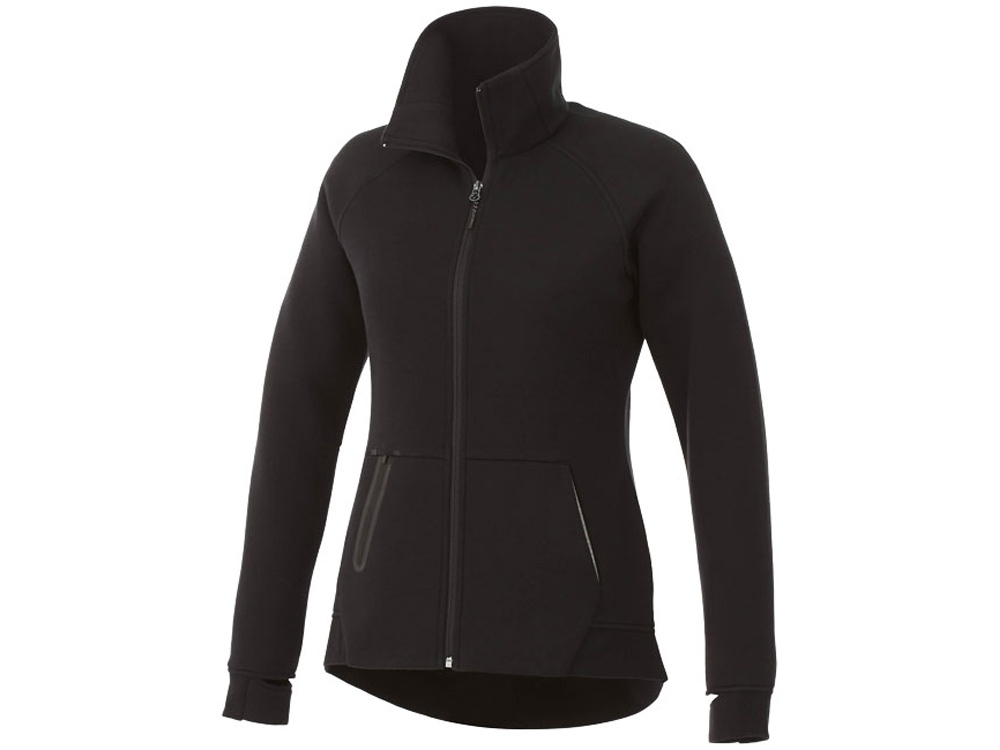 Куртка трикотажная Kariba женская с логотипом Elevate | Print Logo