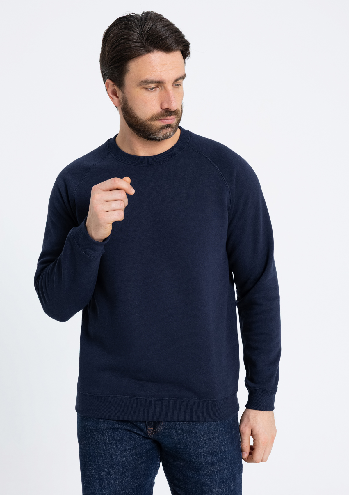 Свитшот унисекс STAN футер с начёсом 260, 53, Тёмно-синий,  (46)  (56/XXXL)