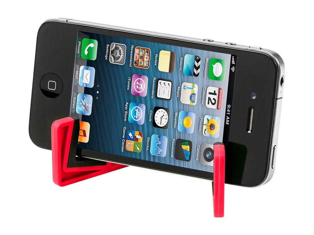 Подставка для мобильного телефона Slim, красный