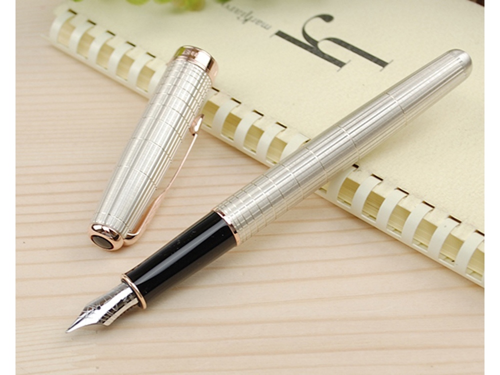 Перьевая ручка Parker Sonnet F535 VERY PREMIUM Feminine, (серебро 925 пробы) цвет: Silver PGT, перо: F