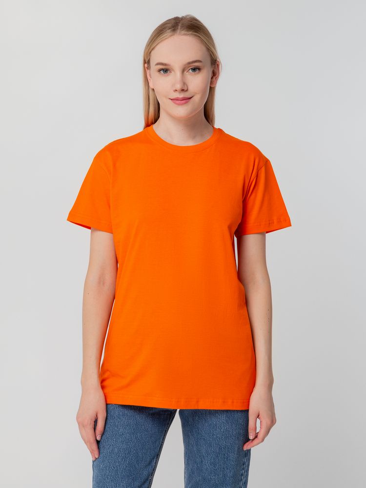 Футболка унисекс T-bolka 140, оранжевая, размер XL