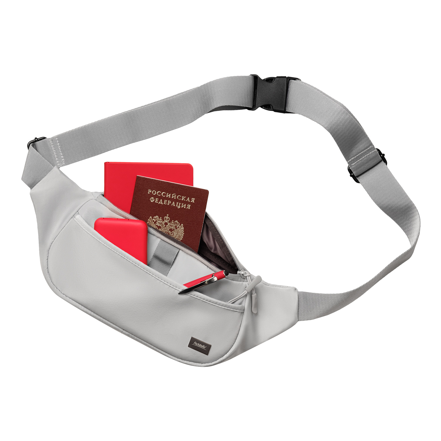 Поясная сумка Бостон (Boston), черный фото на сайте Print Logo.