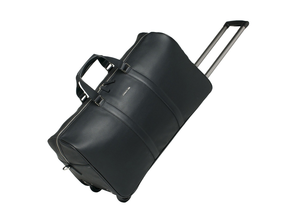 Сумка на колесах Hamilton Black с логотипом Cerruti 1881 | Print Logo