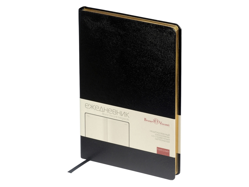 Ежедневник недатированный А5 Megapolis с логотипом Bruno Visconti | Print Logo