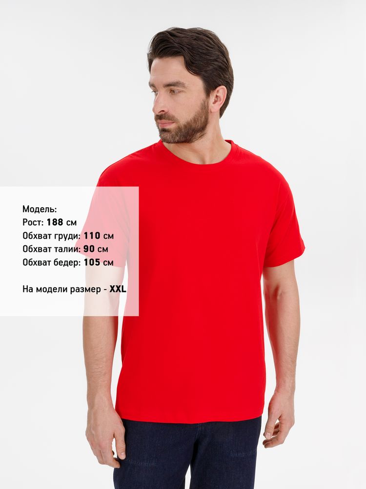 Футболка унисекс T-Bolka 180, красная, размер S