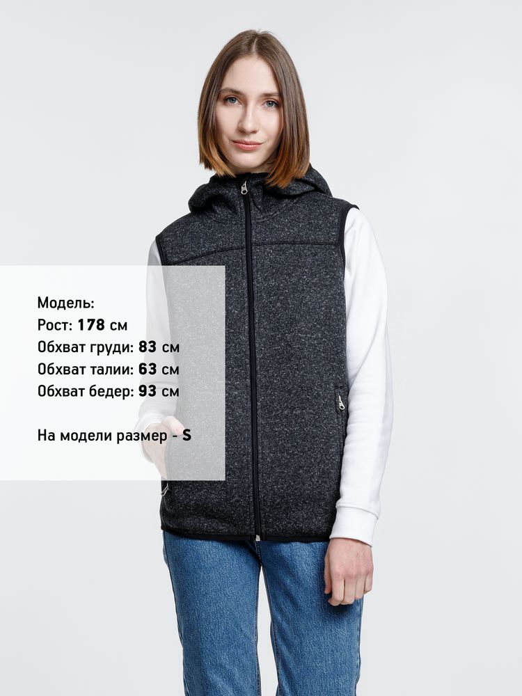 Жилет с капюшоном унисекс Gotland фото на сайте  Print Logo.