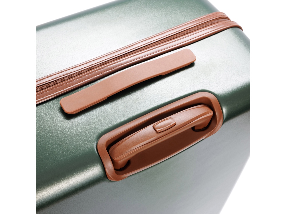 Чемодан BUGATTI АМЕЛИЯ | AMELIA, зеленый, поликарбонат / АБС-пластик, 50х29х76 см, 85 л