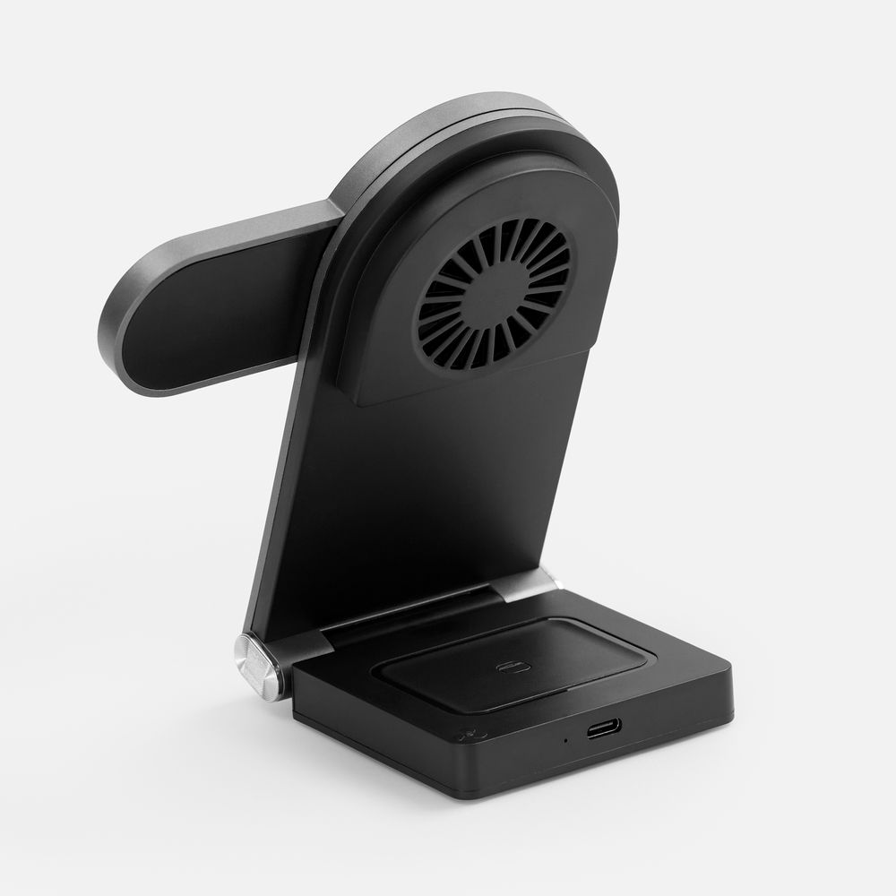 Складная станция беспроводной зарядки transForm — пример нанесения логотипа (Indivo) | Print Logo