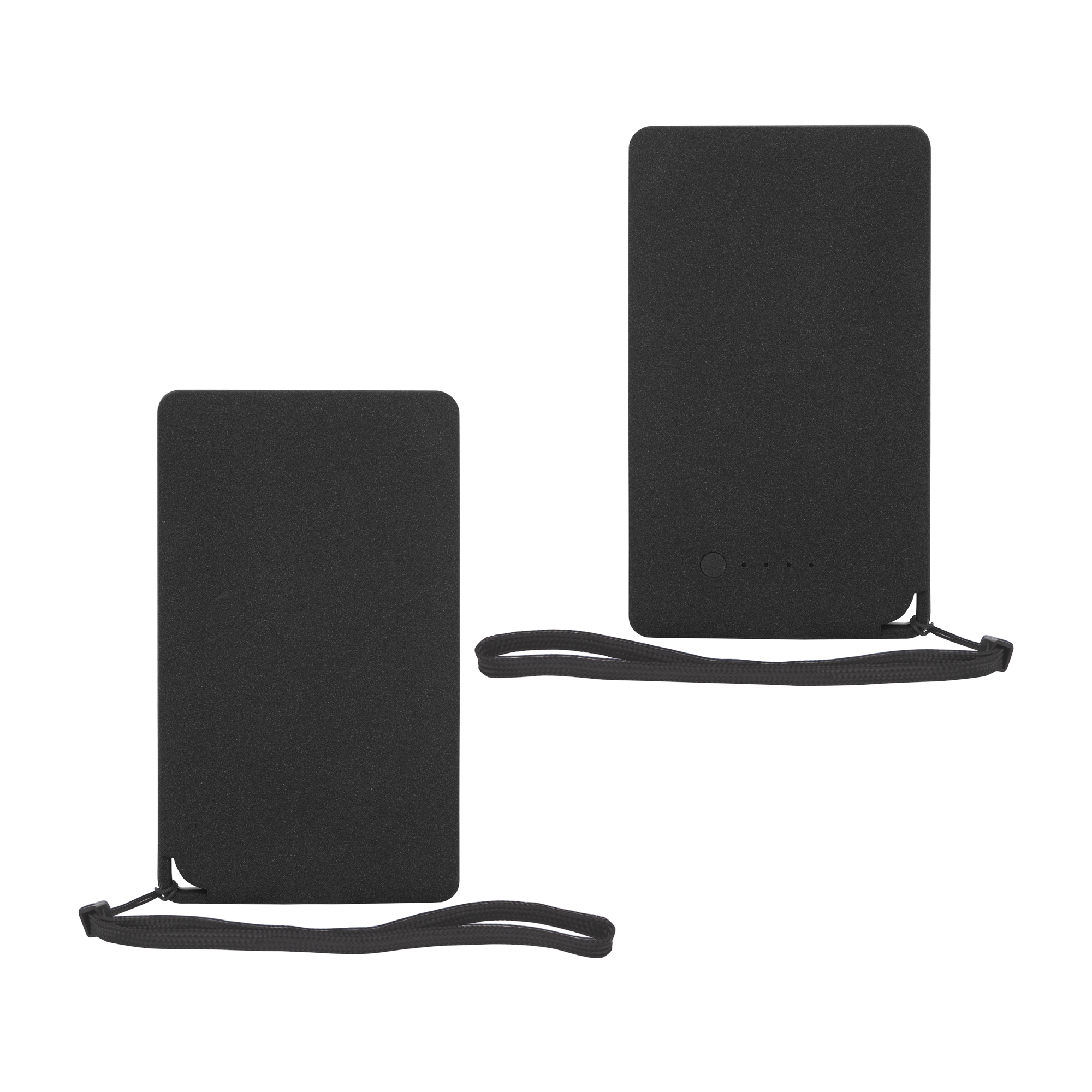 Зарядное устройство "Камень" с покрытием soft grip, 4000 mAh в подарочной коробке, черный #, черный