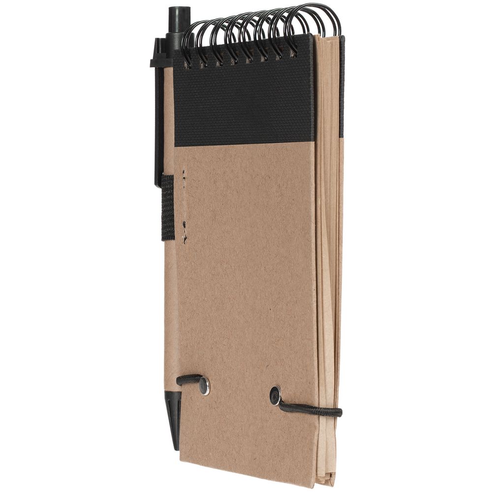 Блокнот на кольцах Eco Note с ручкой фото на сайте Print Logo.