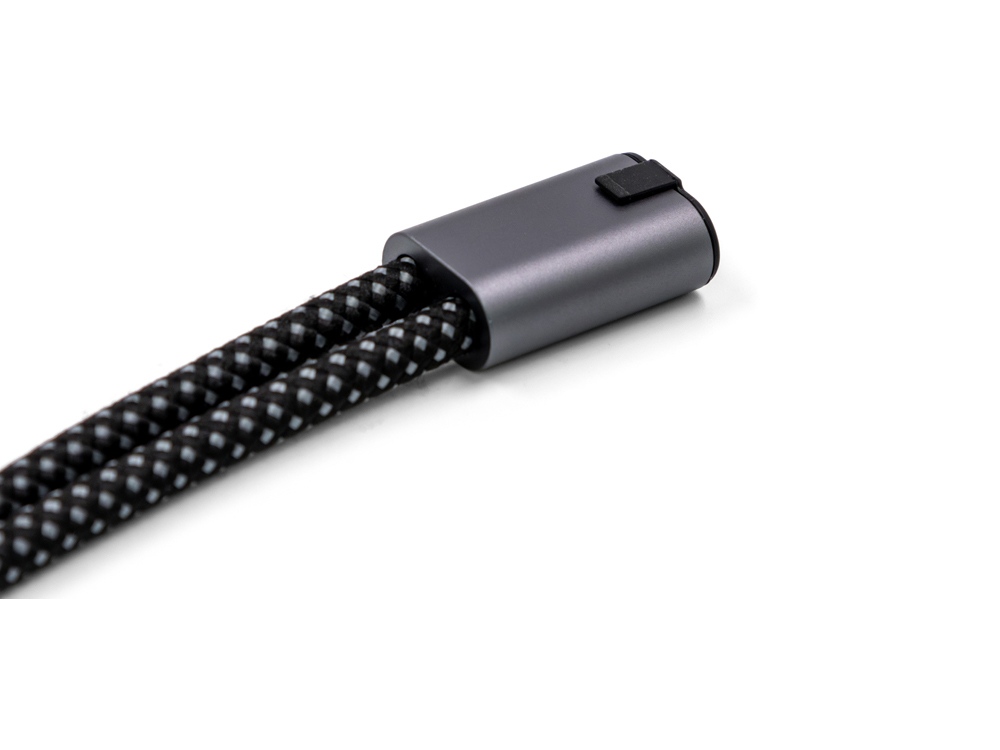 Ремешок-держатель для телефона с зарядным кабелем USB-C - USB-C Lany Wristband Charge Eco, серый